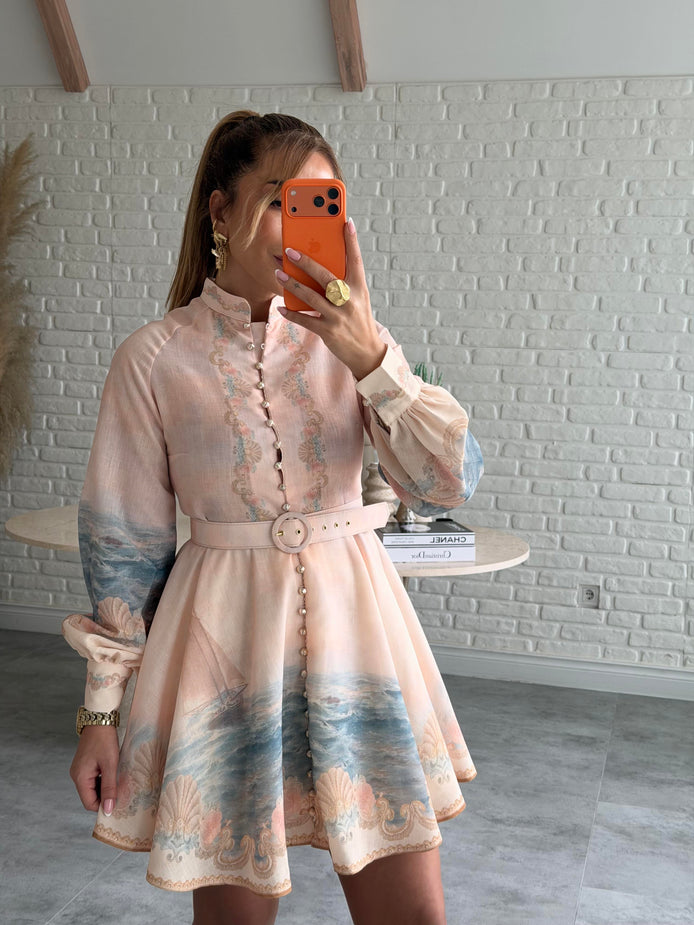 Riveria blush dress