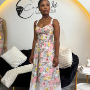 Haute floral gown