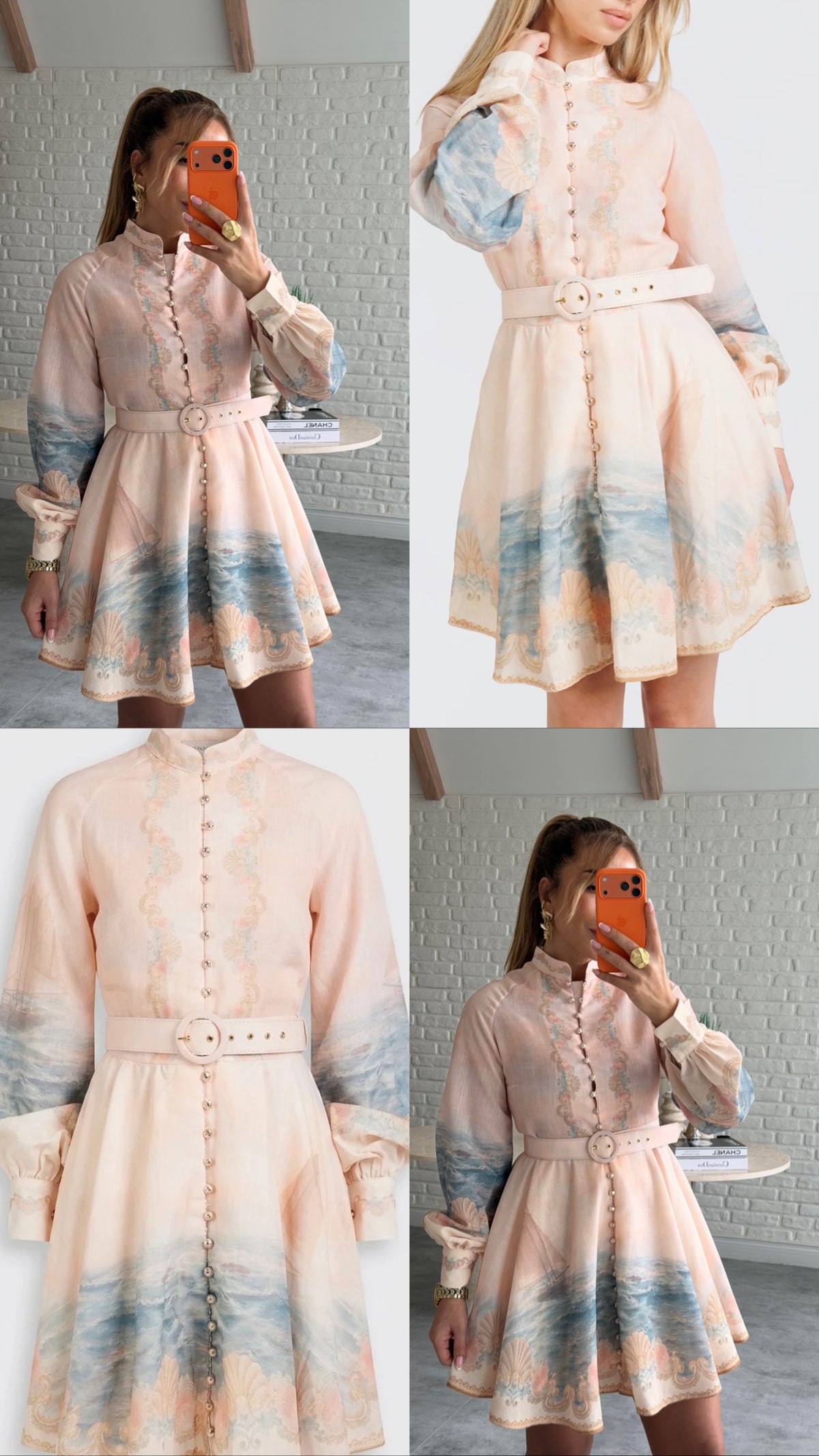 Riveria blush dress