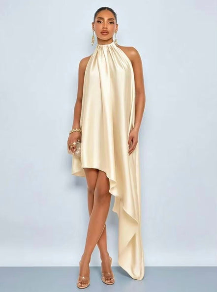 Asymmetrical sienna dress