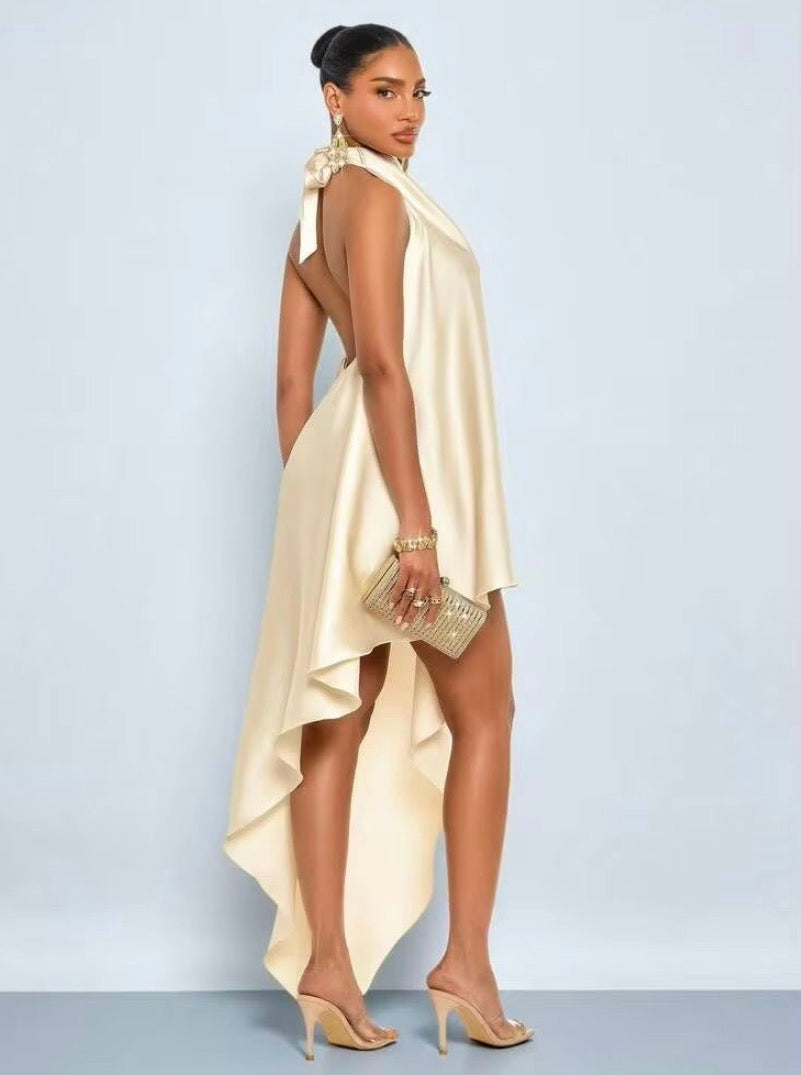 Asymmetrical sienna dress