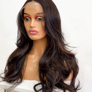 Layered chestnut luxe 22’ bodywave
