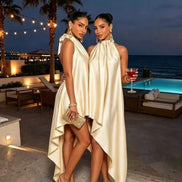 Asymmetrical sienna dress
