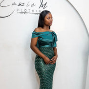 Esmeralda mermaid gown