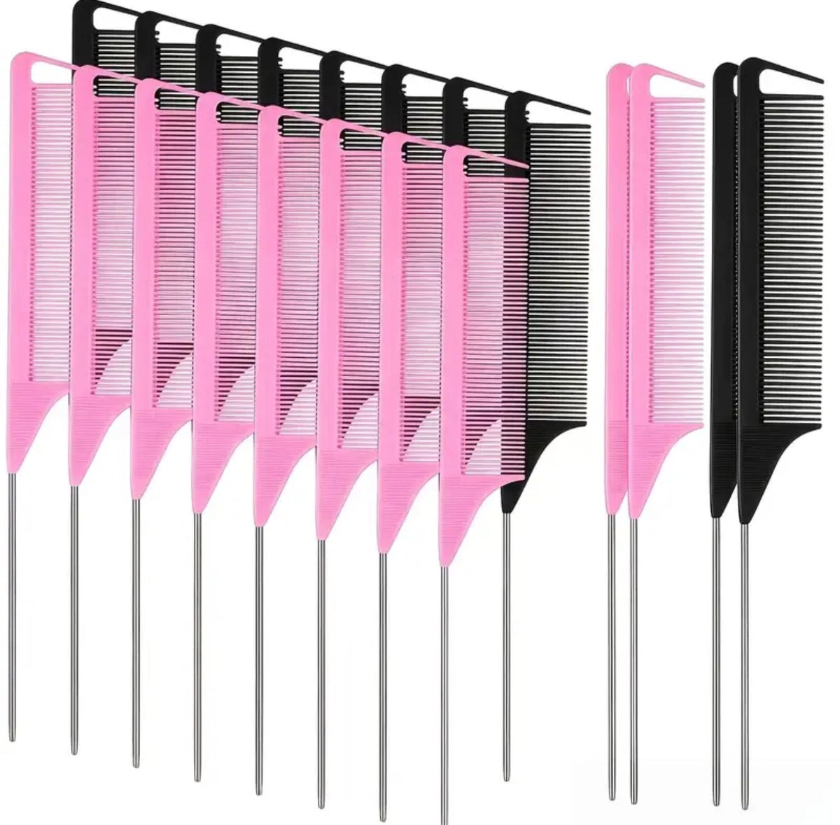 Rat tail comb