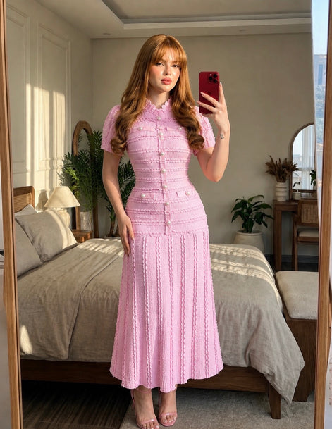 The coquette pearl midi