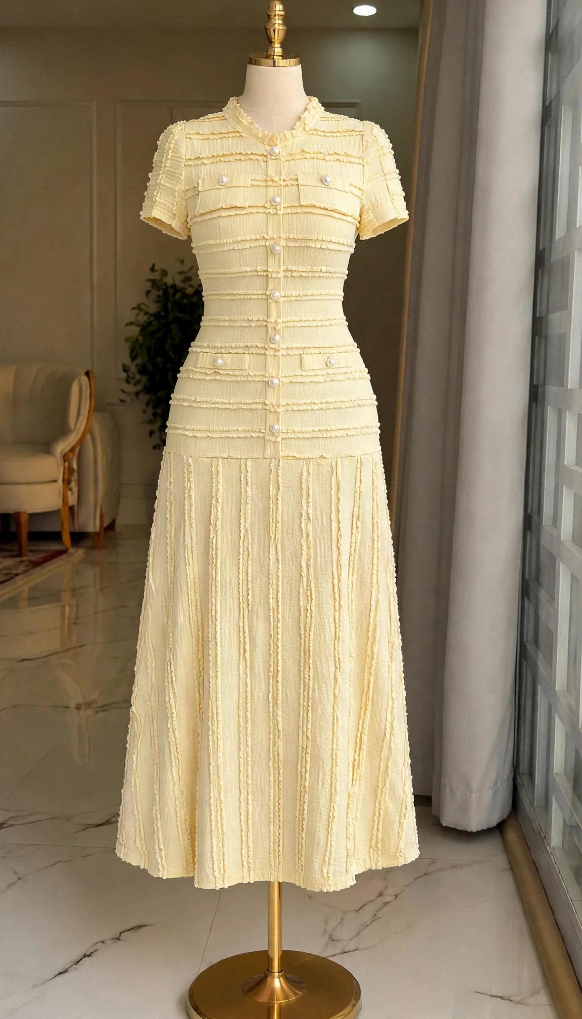 The coquette pearl midi