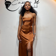 Ariel slit Gown