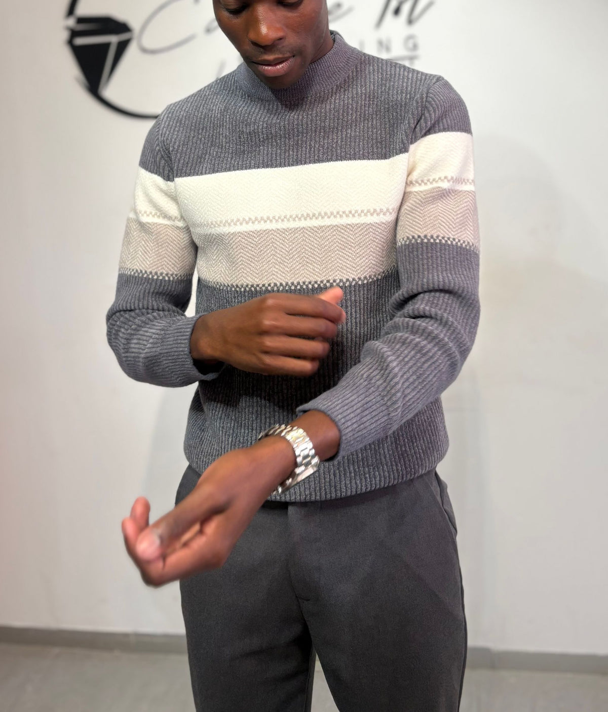 Noble stripe sweater