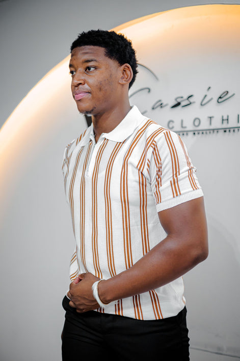 Classic stripped polo