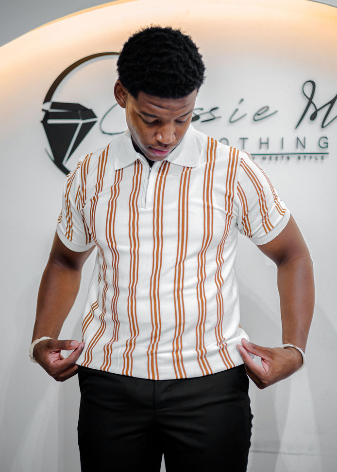 Classic stripped polo