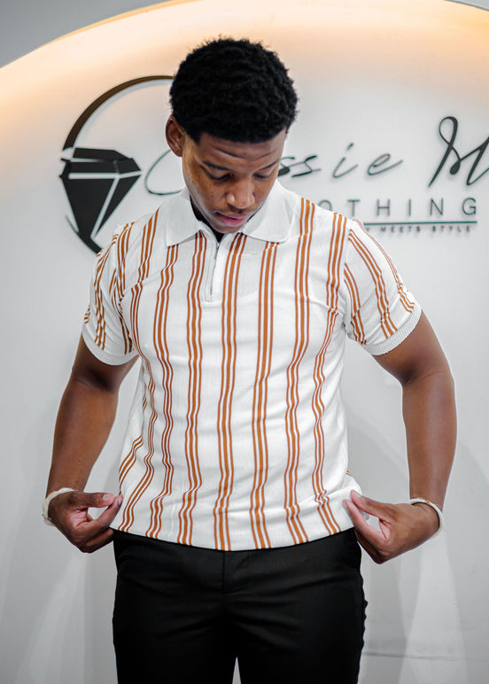 Classic stripped polo