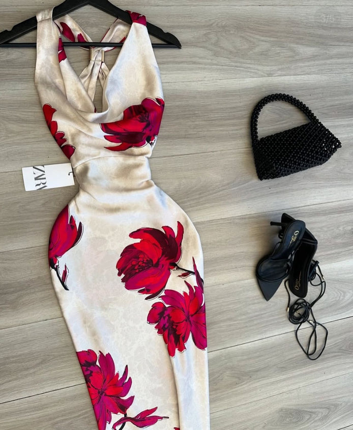 Blossom slip maxi